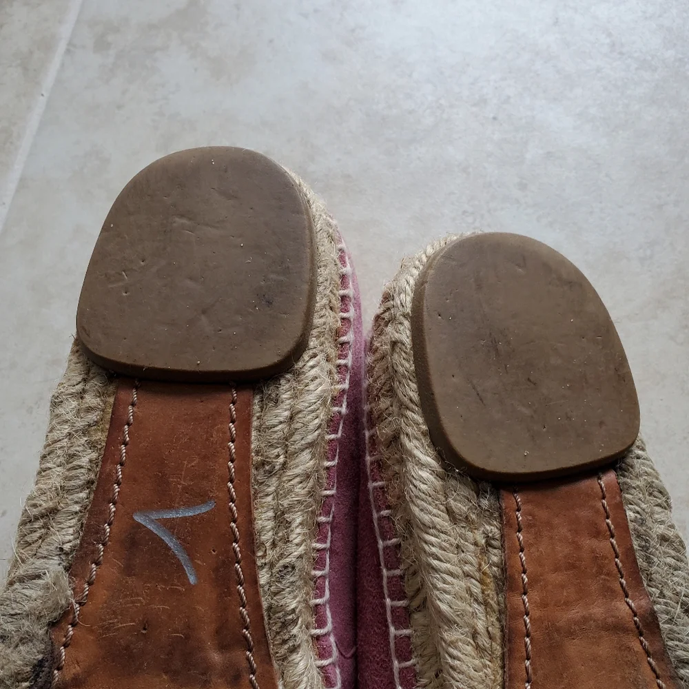 Chloé Lauren Suade Espadrilles, Size 7.5